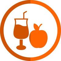 Apple Juice Vector Icon Design