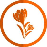 Crocus Vector Icon Design