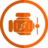 Car Engine Vector Icon Design