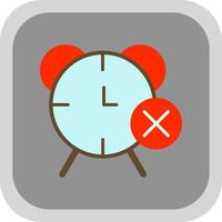 eliminar el diseño del icono del vector de alarma