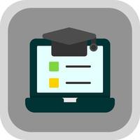 Online Course Vector Icon Design