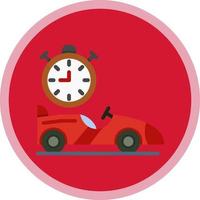 Race Stopwatch Vector Icon Design