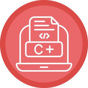 Coding Language Vector Icon Design