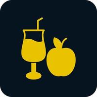 Apple Juice Vector Icon Design