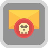 Email Hacked Vector Icon Design