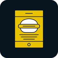 Food Application Vector Icon Design