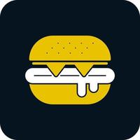 diseño de icono de vector de hamburguesa