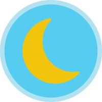 diseño de icono de vector de luna