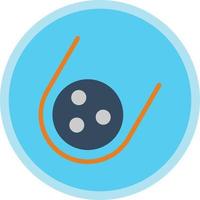 Meteor Vector Icon Design