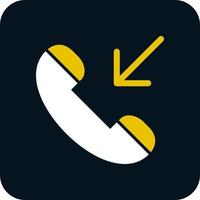 Incoming Call Vector Icon Design