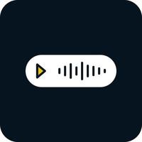 Voice Message Vector Icon Design