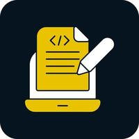 Programming Notes Vector Icon Design