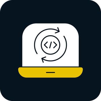 Programming Cycle Vector Icon Design