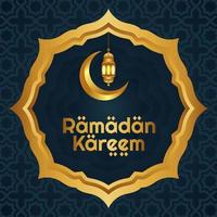 realistic vector ramadan kareem illustration