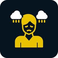 Depression Vector Icon Design