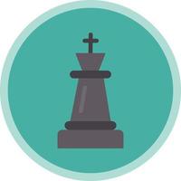 Chess King Vector Icon Design