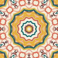 Abstract kaleidoscope background. Beautiful kaleidoscope seamless pattern. Multicolor mosaic texture. Seamless kaleidoscope texture. Unique kaleidoscope design vector