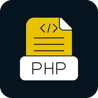 Php File Vector Icon Design