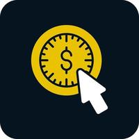 Pay Per Click Vector Icon Design