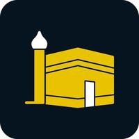 diseño de icono de vector de kaaba