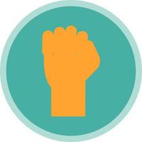 Fist Raised Vector Icon Design