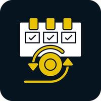 Daily Scrum Vector Icon Design