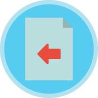 File Import Vector Icon Design