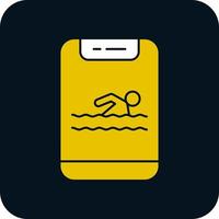Swimming Vector Icon Design