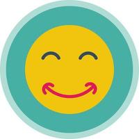 Grin Beam Vector Icon Design