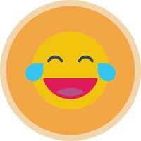 Grin Tongue Squint Vector Icon Design