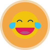 Grin Tongue Squint Vector Icon Design