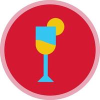 Glass Martini Vector Icon Design