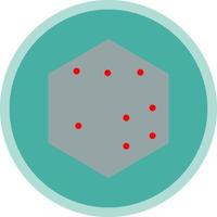 Dice D6 Vector Icon Design