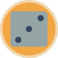 Dice Three Vector Icon Design