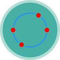 Dot Circle Vector Icon Design