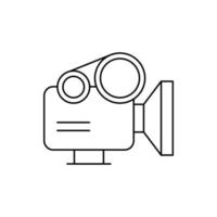 video camera, recording, video recording camera icon vector