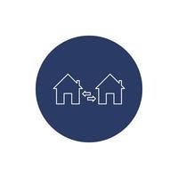 home, move house vector icon