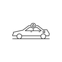 car, private car, fuel engine car icon vector