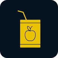 Juice Box Vector Icon Design