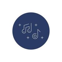 music, music sign, audio icon vector