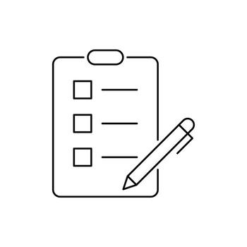 Note, pen, Note pen icon vector