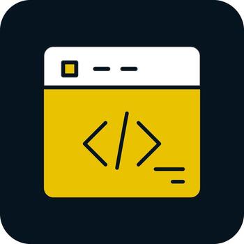 Web Programming Vector Icon Design