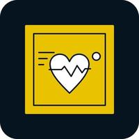 Electrocardiogram Vector Icon Design