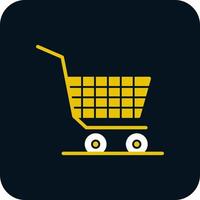 diseño de icono de vector de carrito de compras