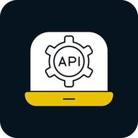 diseño de icono de vector de API