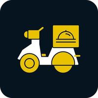 Food Delivery Vector Icon Design