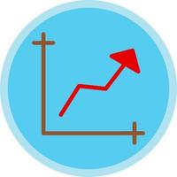 Chart Line Vector Icon Design