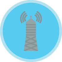 Broadcast Tower Vector Icon Design