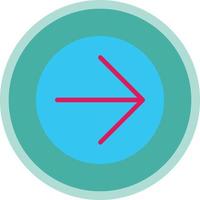 Arrow Circle Right Vector Icon Design