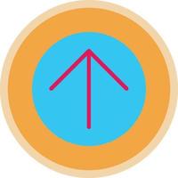 Arrow Circle Up Vector Icon Design